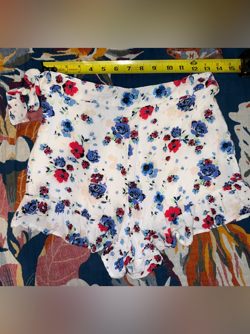 Free People Flirting Fleurs Mini Skort in White - Picture 5 of 6
